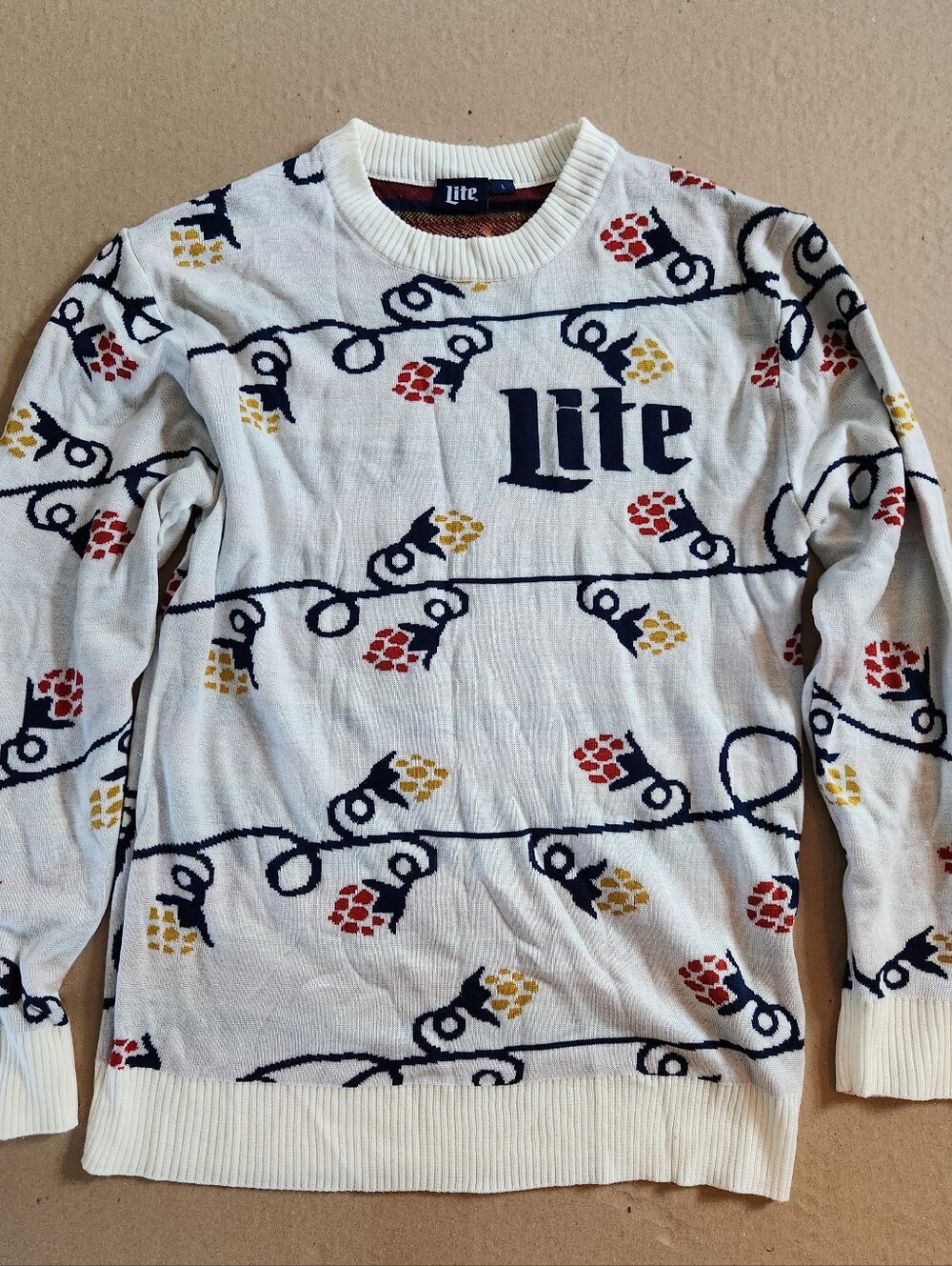 Miller Lite Holiday Sweater